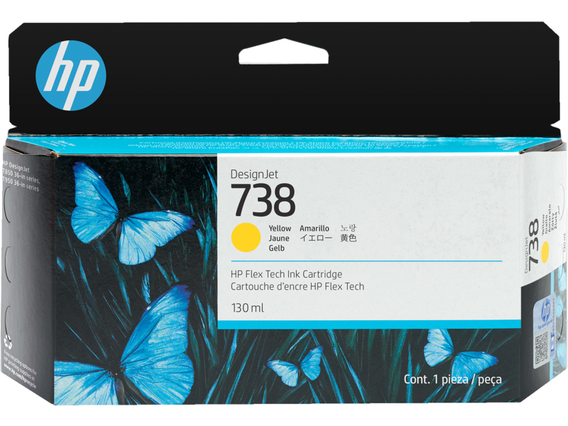 HP 498N7A Yellow 130-ml M.Kartuş(738)