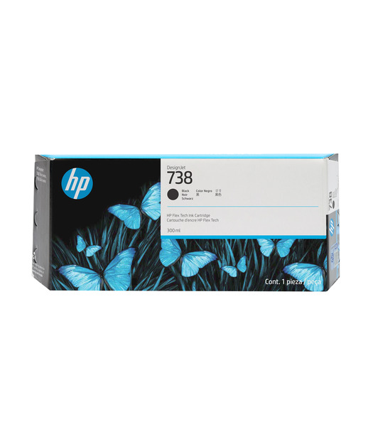 HP 498N8A Siyah DesignJet Ink Kartuş (738)