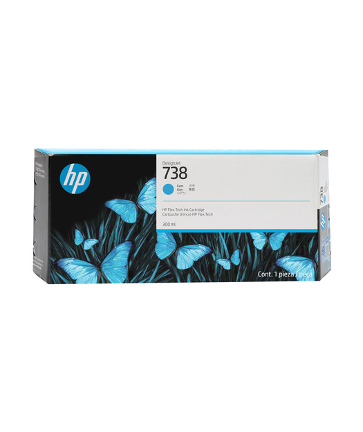 HP 676M6A Cyan DesignJet Ink Kartuş (738)