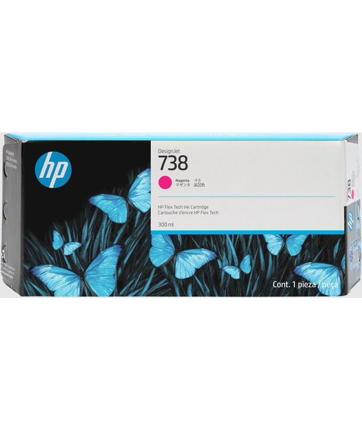 HP 676M7A Magenta DesignJet Ink Kartuş (738)