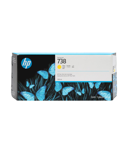 HP 676M8A Yellow DesignJet Ink Kartuş (738)