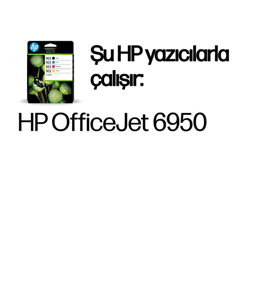 HP 6ZC73AE CMYK Original Ink 4 Pack(903)