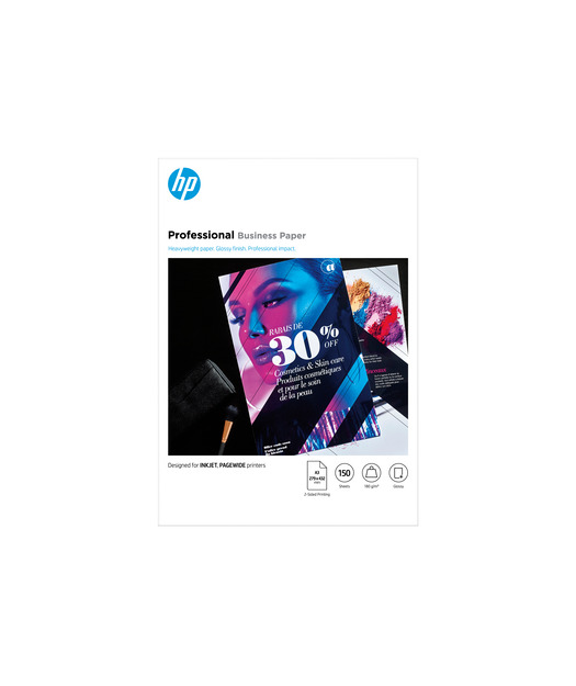HP 7MV84A Pro Biz Gls A3 180g 150sh FSC Paper