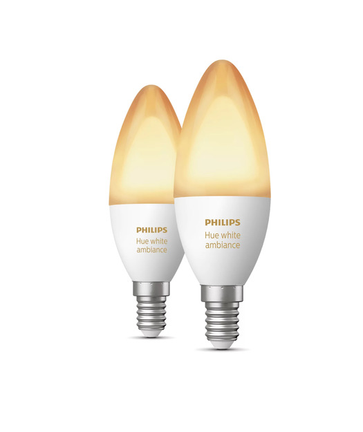 Philips Hue Beyaz Ambiyans Akıllı Ampul 2'li Ekopaket E14