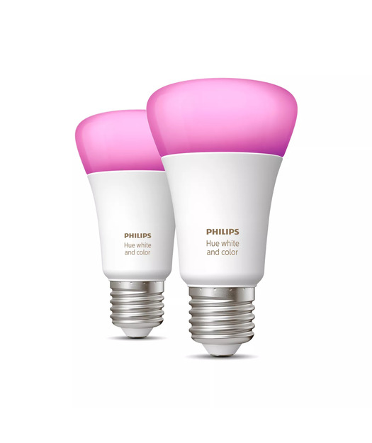 Philips Hue Renkli Akıllı Ampul 2'li Ekopaket E27 Bluetooth Özellikli
