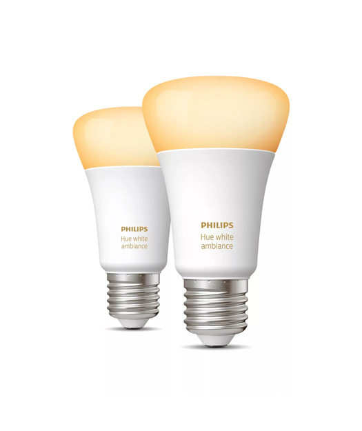 Philips Hue Beyaz Ambiyans Akıllı Ampul 2'li Ekopaket E27 Bluetooth