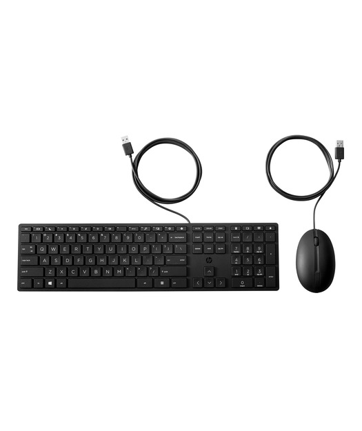 HP 9SR36AA Kablolu 320MK Fare ve Klavye Siyah
