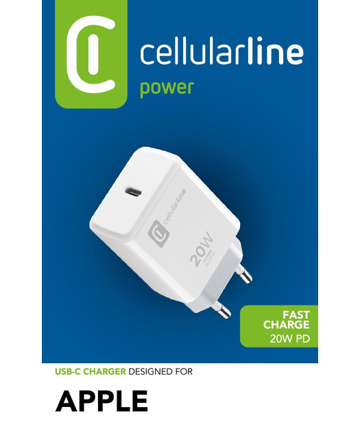 CELLULARLINE 20W APPLE ŞARJ ADAPTÖRÜ BEYAZ
