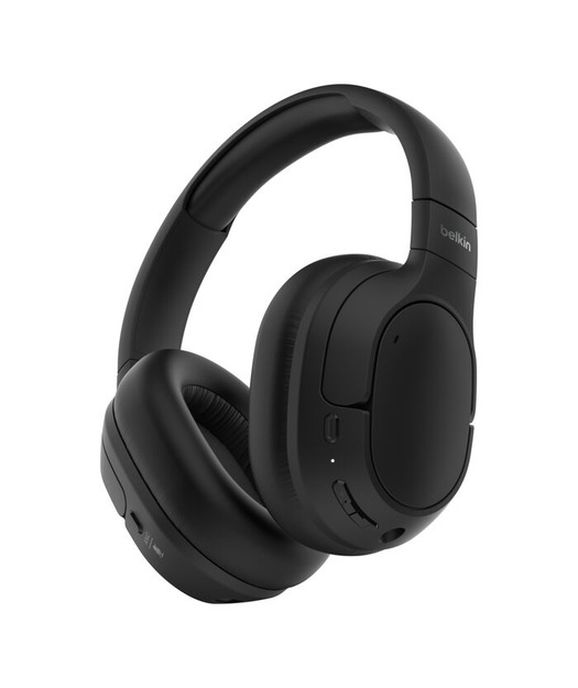 Belkin AUD008 SoundForm Isolate Noise Cancelling Kulaküstü Kulaklık - Siyah