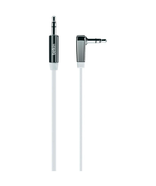 Belkin 3.5mm Düz Aux Kablo 0.9m Beyaz