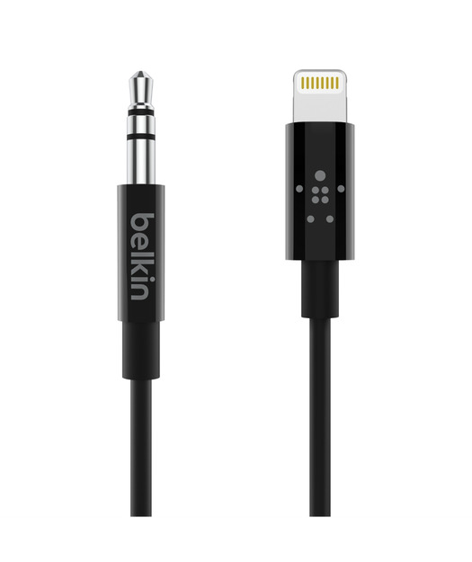 Belkin Lightning - 3.5mm Kablo 0.9m Siyah