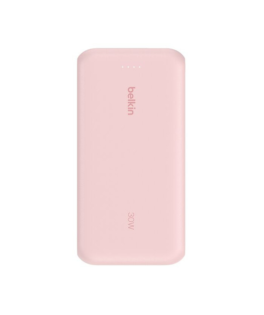 Belkin BPB024 30W 20K Entegre Kablolu Powerbank - Pembe
