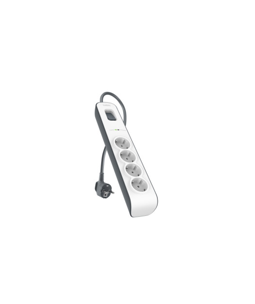 Belkin BS400 Surgemaster 4x Akım Koruyucu 2m Uzatma Kablolu Priz - Beyaz