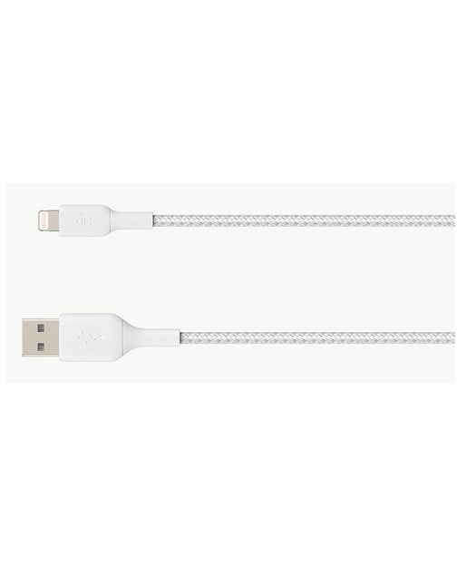 Belkin CAA002 Örgülü Apple Lightning Hızlı Şarj ve Data Kablosu 2m - Siyah