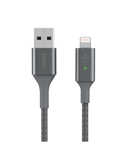 Belkin Smart Led Lightning Kablo1.2M Gri