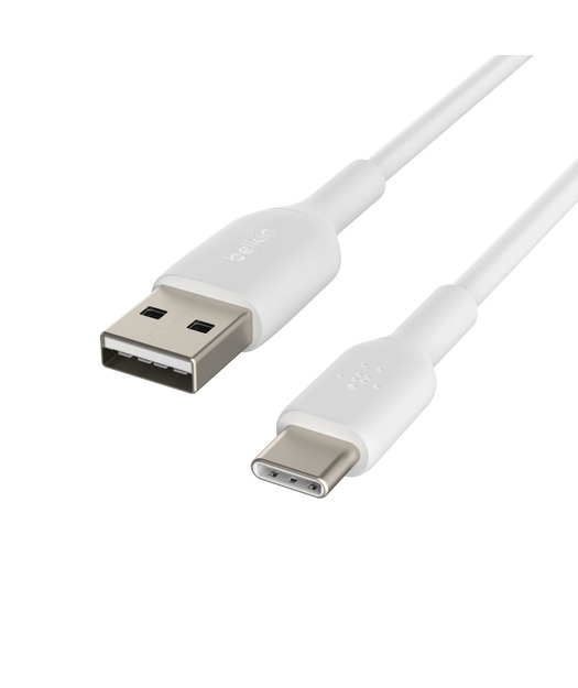 Belkin CAB001 BoostCharge 15W USB-A'dan USB-C'ye 1m  Data ve Hızlı Şarj Kablosu - BeyazA-C Hızlı Şarj Kablo 1m Beyaz
