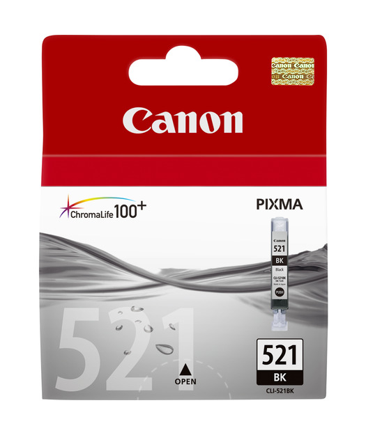 Canon CLI-521 BK Mürekkep K. 2933B001