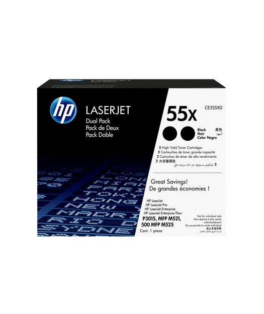 HP CE255XD Black Toner Kartuş (55X)