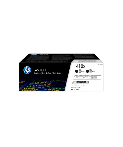 HP CF410XD 2'li paket Yüksek Kapasiteli Black Toner Kartuş (410X)