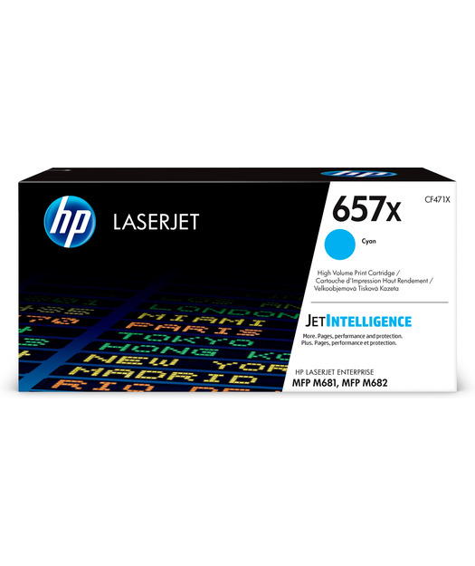 HP CF471X Yüksek Kapasite Cyan Toner Kartuş (657X)