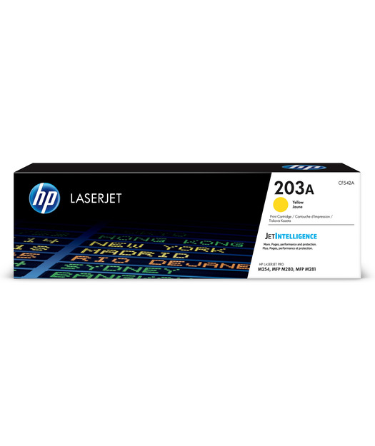 HP CF542A Yellow Toner Kartuş (203A)