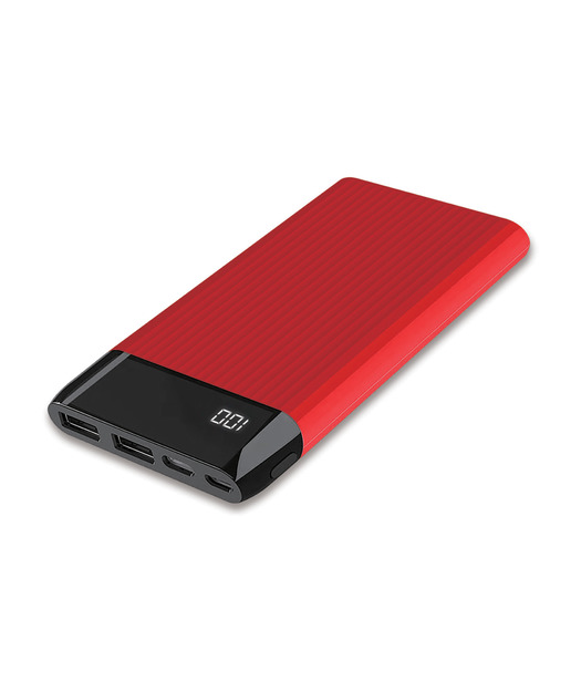 Dexim SY15 Led Ekranlı Hızlı 10.000mAh Powerbank Kırmızı