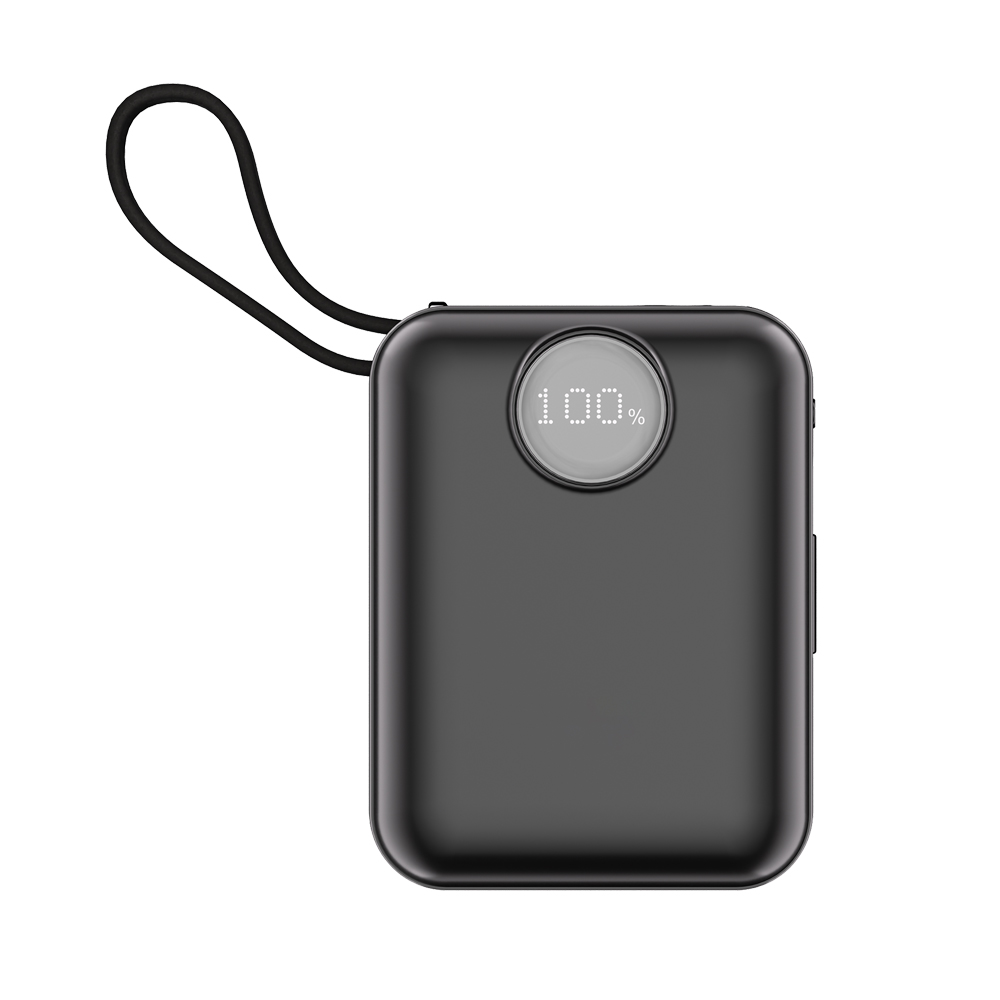 Dexim CZ04 45W PD Dahili Lightning& Type-C Kablolu 10000 Mah Powerbank