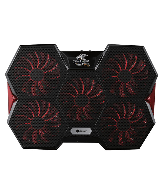 Dexim A15 Fan Ledli Notebook Soğutucu Stand (17" ve altı notebook uyumlu)
