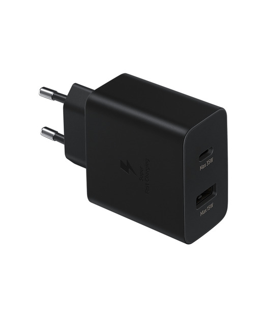 Samsung EP-TA220N TypeA&C İki Çıkışlı 35W Hızlı Şarj Cihazı - Siyah