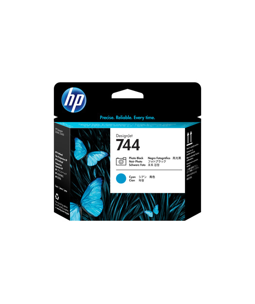 HP F9J86A Photo Black/Cyan Baskı Kafası (744)