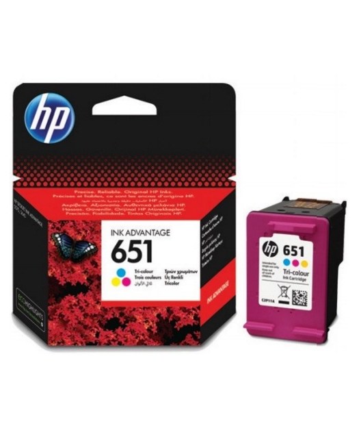 HP C2P11AE CMY Mürekkep Kartuş (651)