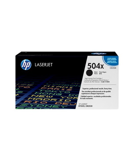 HP CE250X Black Toner Kartuş (504X)