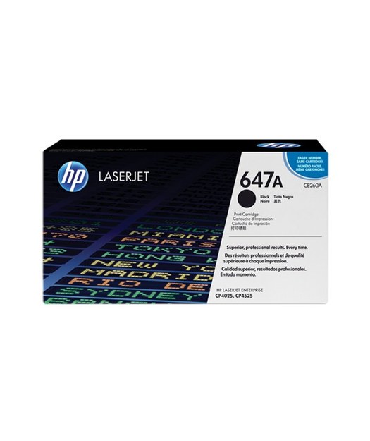 HP CE260A Black Toner Kartuş (647A)