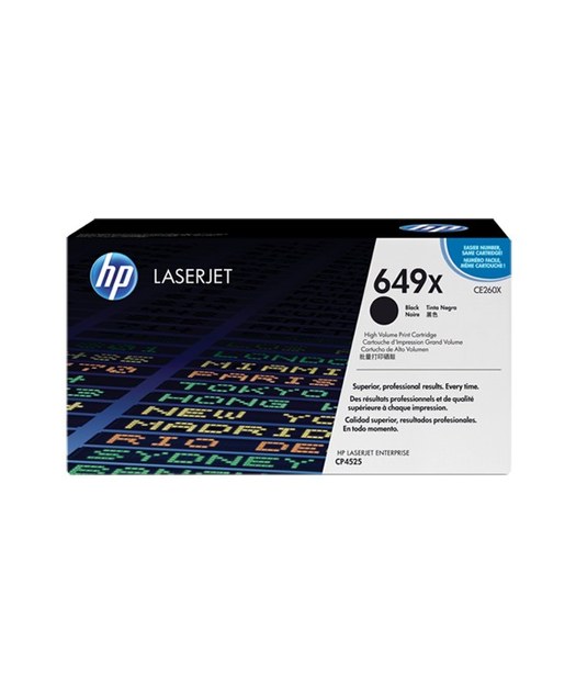 HP CE260X Black Toner Kartuş (649X)