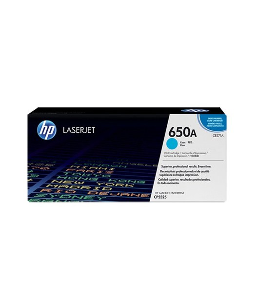 HP CE271A Cyan Toner Kartuş (650A)