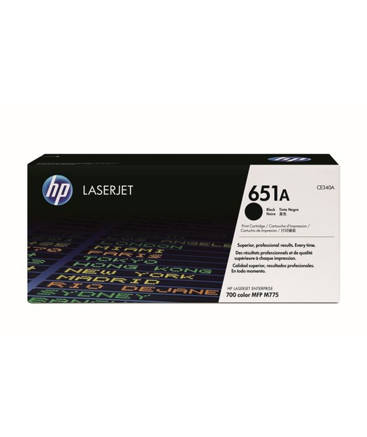 HP CE340A Black Toner Kartuş (651A)