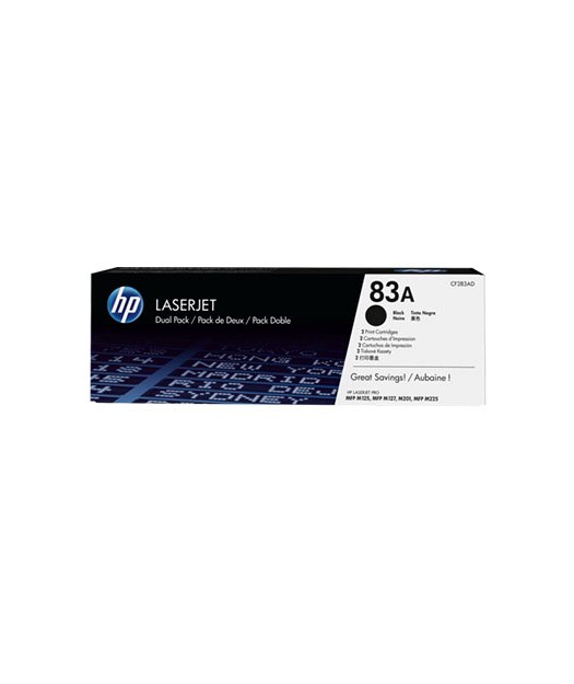 HP CF283AD 2'li Black Toner Kartuş (83A)