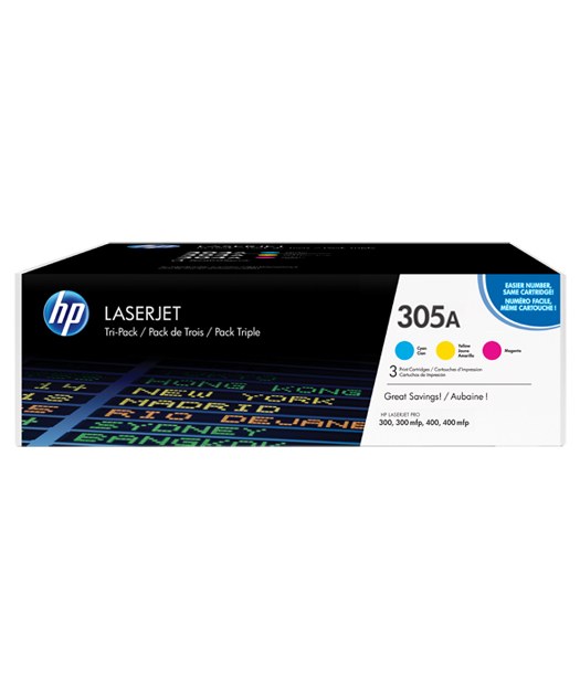 HP CF370AM CMY Toner Kartuş (305A)
