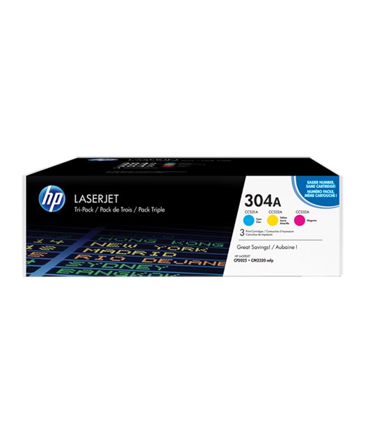 HP CF372AM CMY Toner Kartuş (304A)