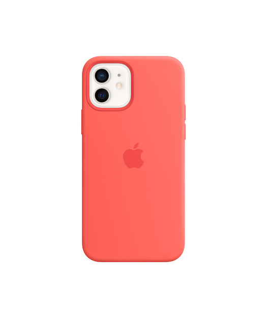 Apple iPhone 12 ve 12 Pro with MagSafe Pembe Greyfurt Silikon Kılıf MHL03ZM/A - Pembe