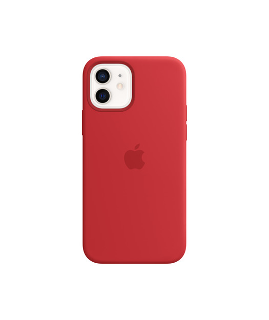 Apple iPhone 12 - 12 Pro Silikon Kılıf MagSafe Kırmızı - MHL63ZM/A