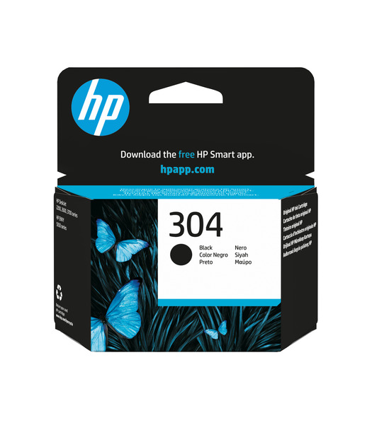 HP N9K06AE Black Mürekkep Kartuş (304)