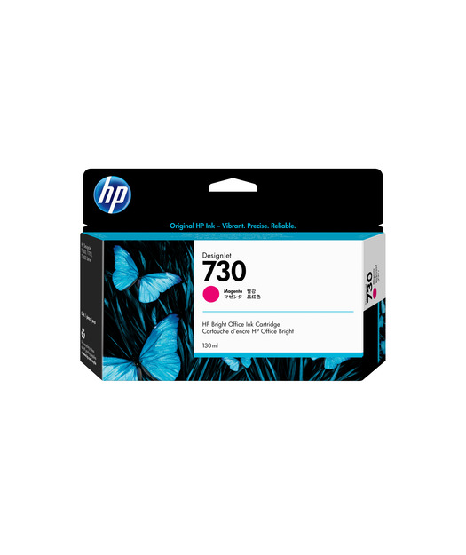 HP P2V63A 130 ml Macenta Mürekkep Kartuş (730)