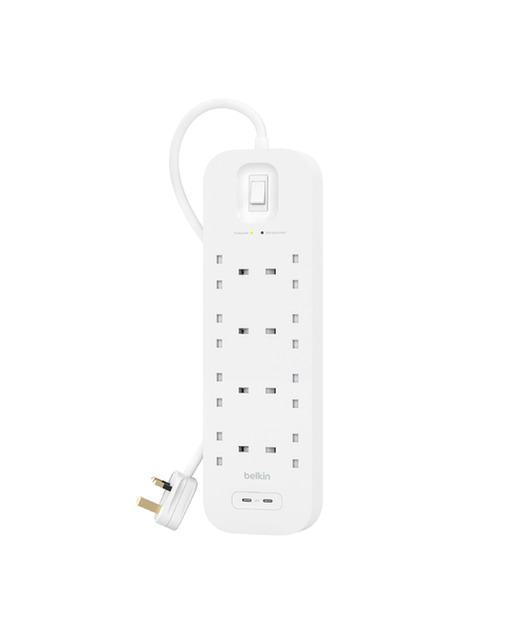 Belkin SRB004 akım korumalı priz 2m-Beyaz