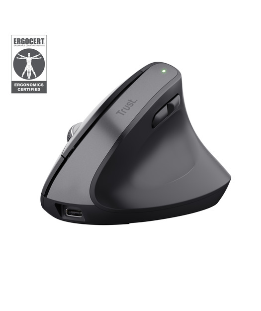 Trust Bayo+ Multidevice Ergonomik Kablosuz Mouse - Siyah
