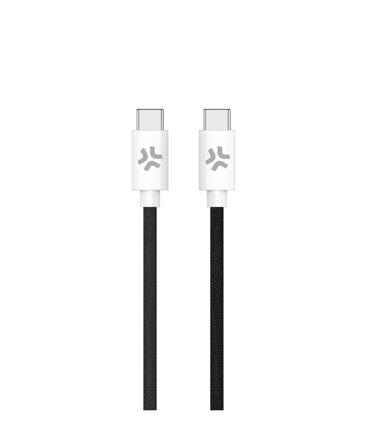 Celly USB-C to USB-C 1.5m Cotton Kablo Siyah