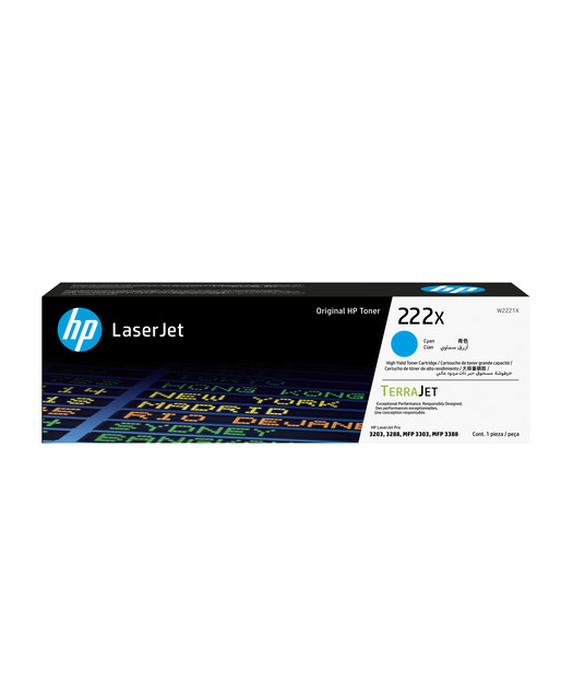 HP W2221X High Yield Cyan T.Kartuş(222X)