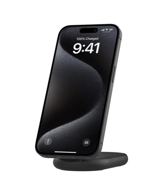 Belkin BOOSTCHARGE Qi2 Manyetik 15W Kablosuz Şarj CihazI Stand Siyah