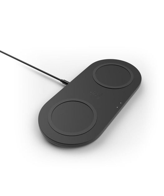 Belkin 10W İkili Hızlı Kablosuz Şarj Cihazı-Siyah