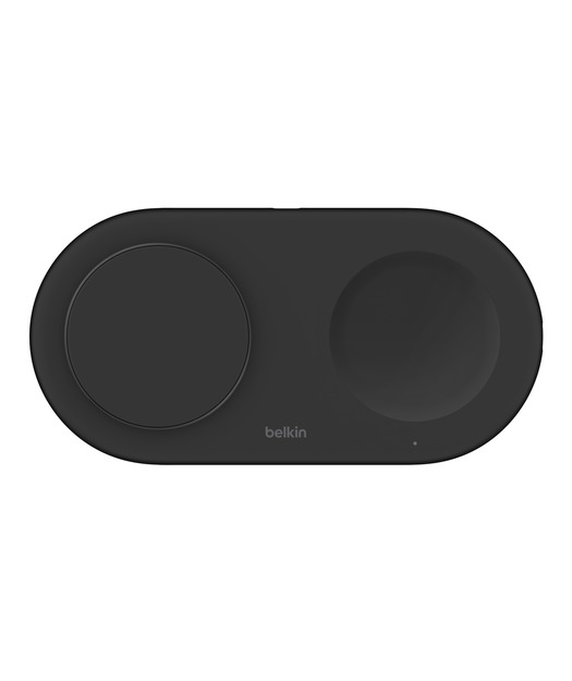 Belkin WIZ021 BoostCharge Pro 2'si 1 arada Qi2 15w  MageSafe Kablosuz Şarj İstasyonu - Siyah